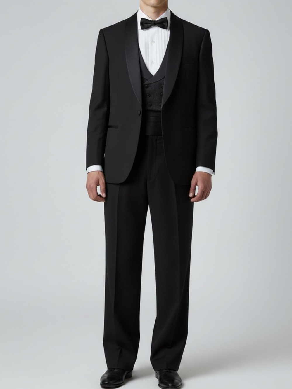 Vintage Yves Saint Laurent 5-Piece Classy 900 Shawl Collar Tuxedo Suit